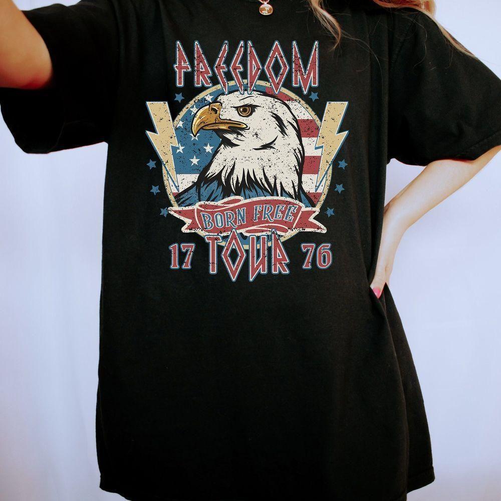 Retro America Tour Usa Vuitino Shirt